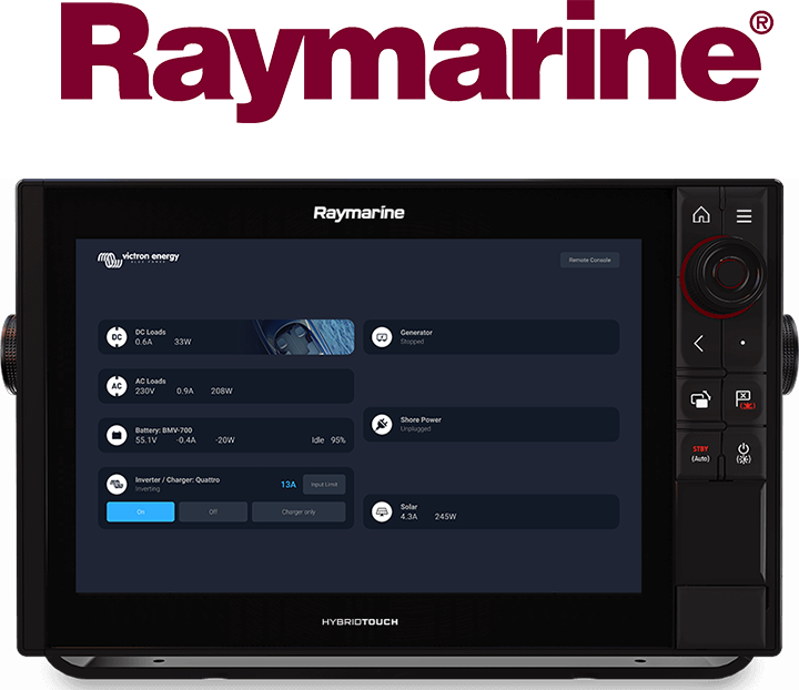 Integracija naprav GX v pomorski MFD - Raymarine