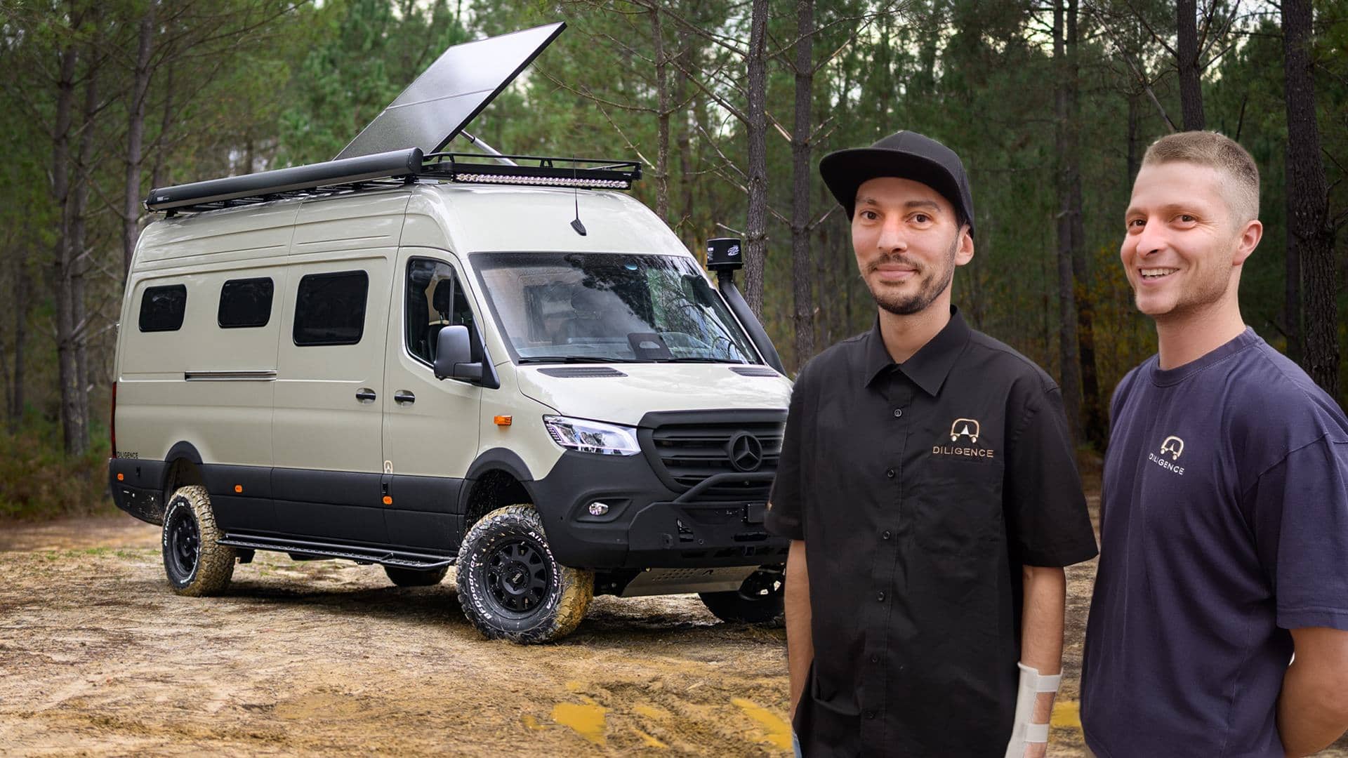Predelava kombija Sprinter 4x4 za bivanje brez električnih kompromisov